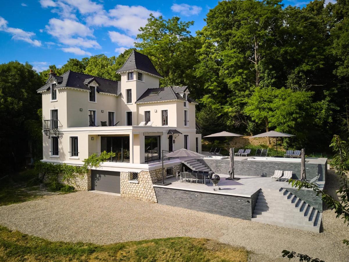 LA VILLA AUBIN belle demeure avec vue sur Paris Montmorency Extérieur photo